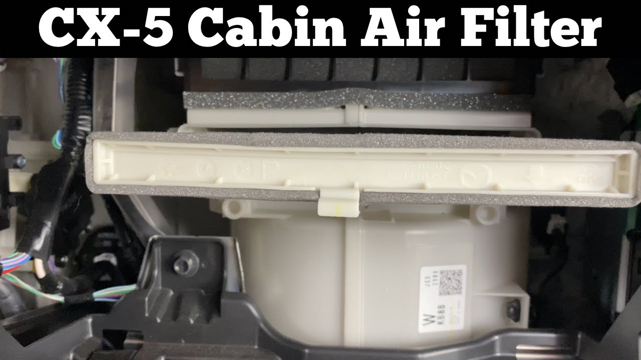 How To Change 2013 - 2020 Mazda CX-5 Cabin Air filter - Replace Remove Replacement Filter Location