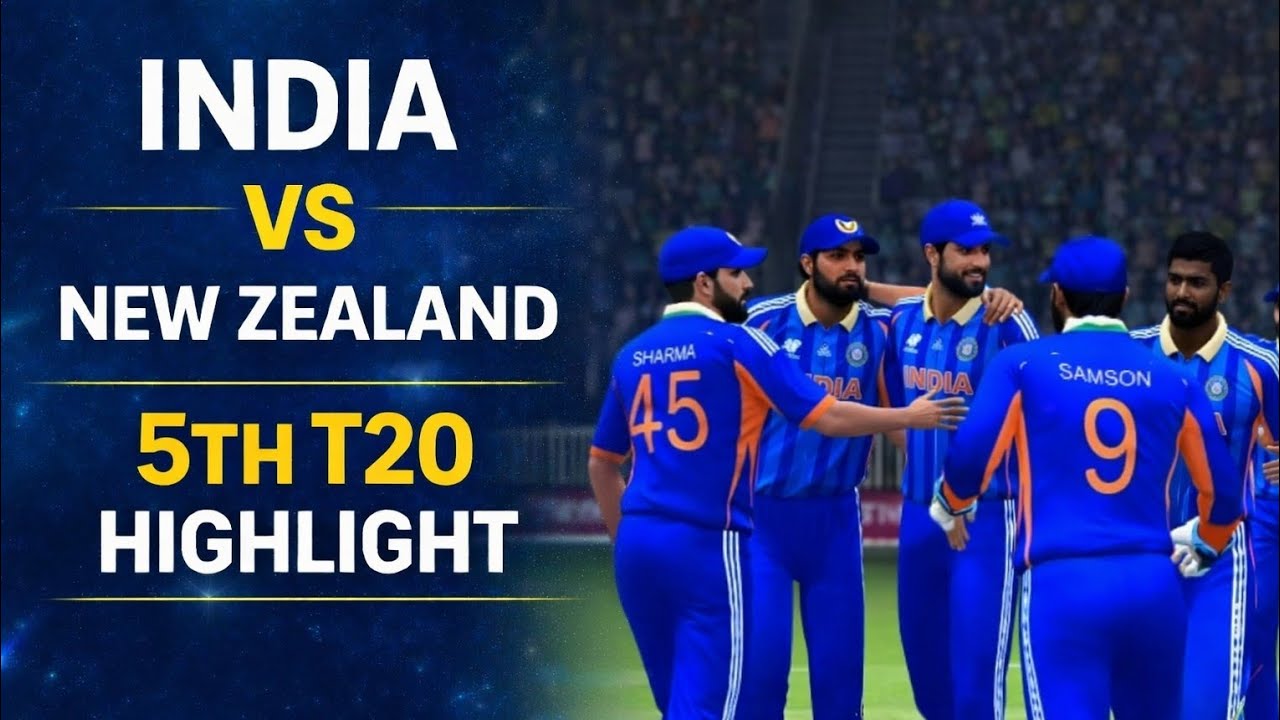 India vs New Zealand 5th T20 Highlights | SKY 68 🔥 NZ All Out 49 | Massive 89 Run Win