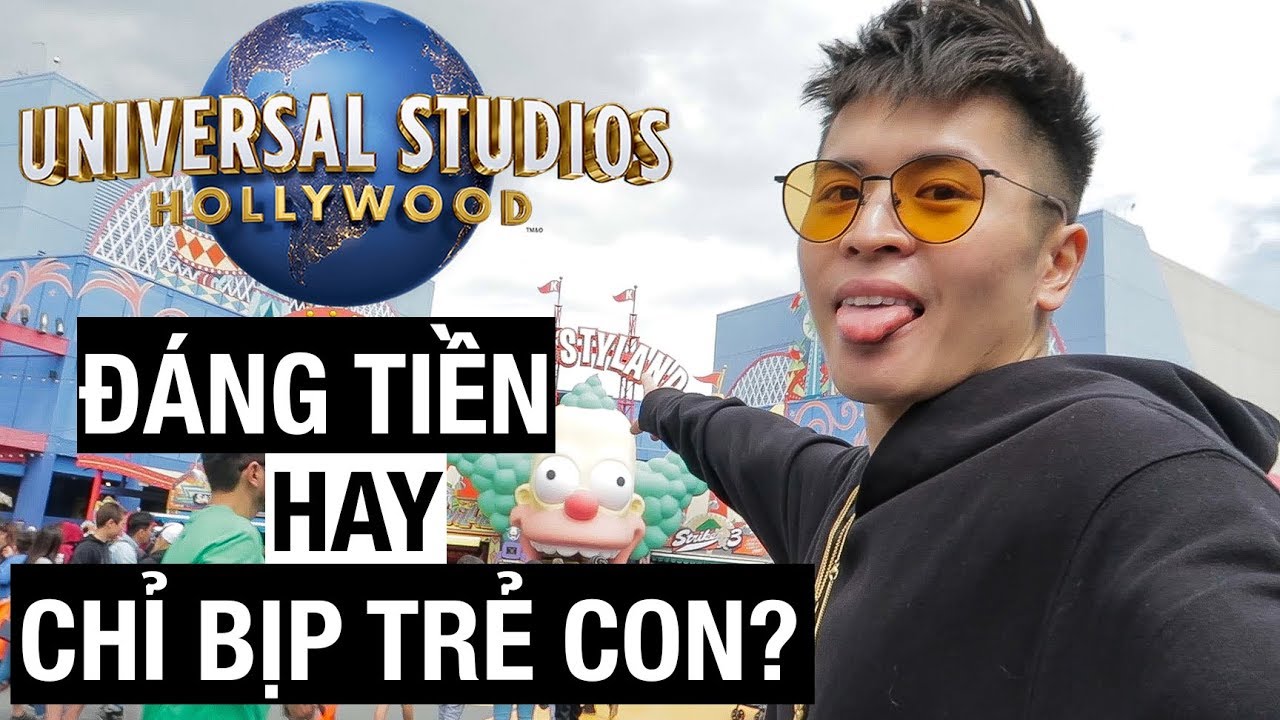 Trải Nghiệm Universal Studios & Burger HYPE Nhất Hollywood Cùng Chị Lùn