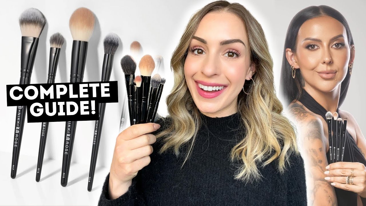 BK BEAUTY x NIKKI LA ROSE 🤩 Набор кистей для макияжа | ОБЗОР И ДЕМОНСТРАЦИИ | Кисти для макияжа и...