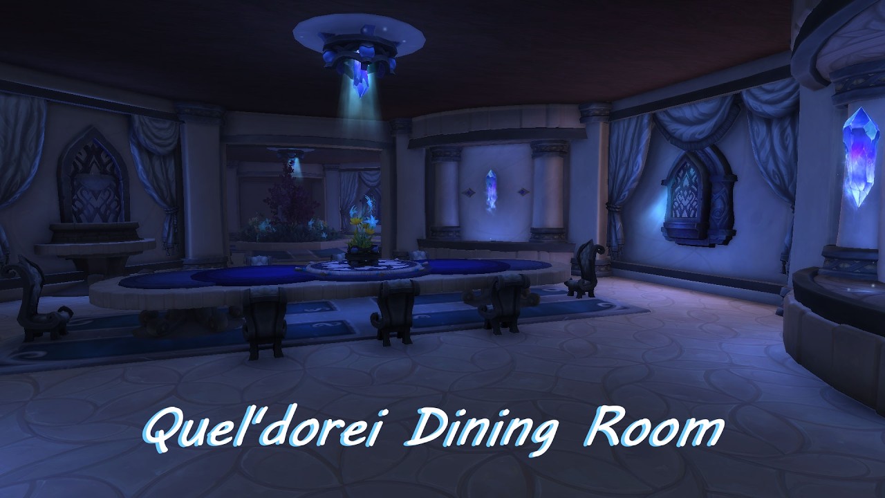 Quel'dorei Dining Room WoW Housing!
