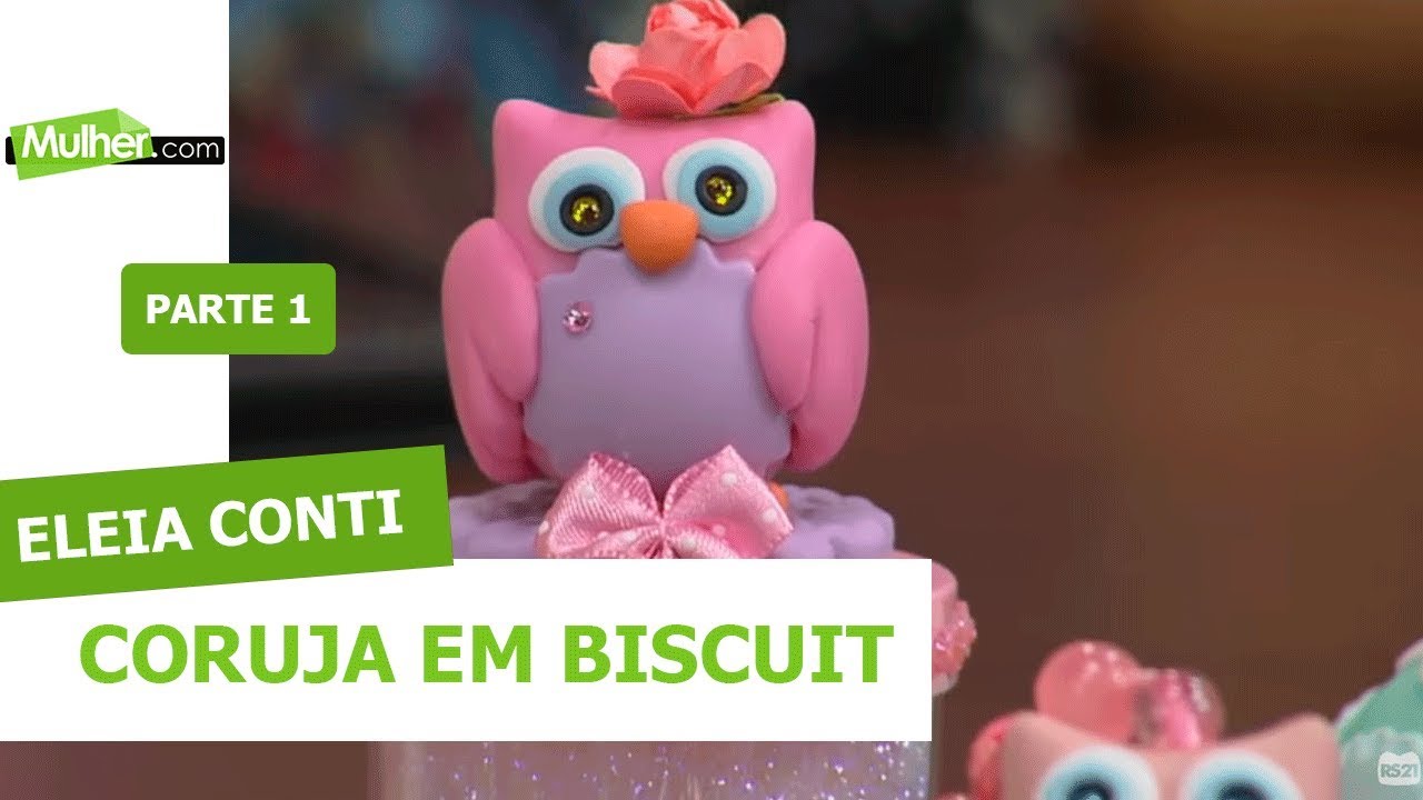 Coruja em biscuit – Eleia Conti - 26/09/2016  P1