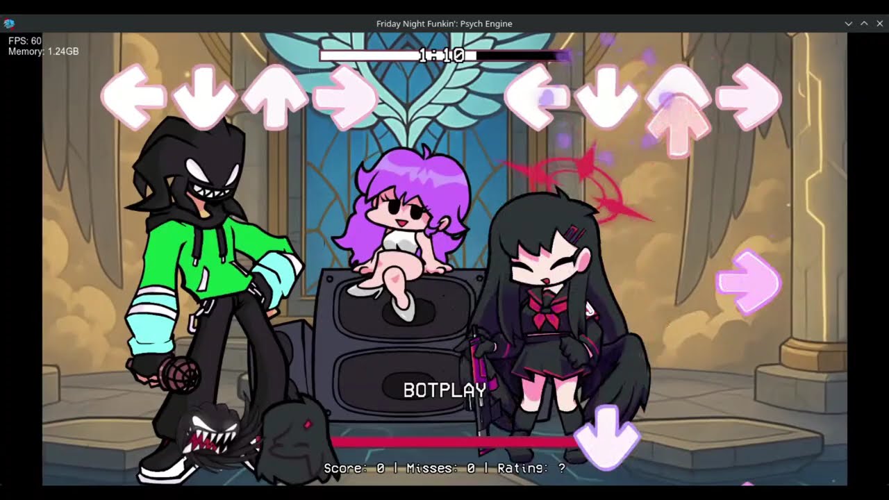 FNF Psychos VS Angels: Episode 1. (Week Sonic.exe, but @BissanFNF and @AnasXAgoti sing it)
