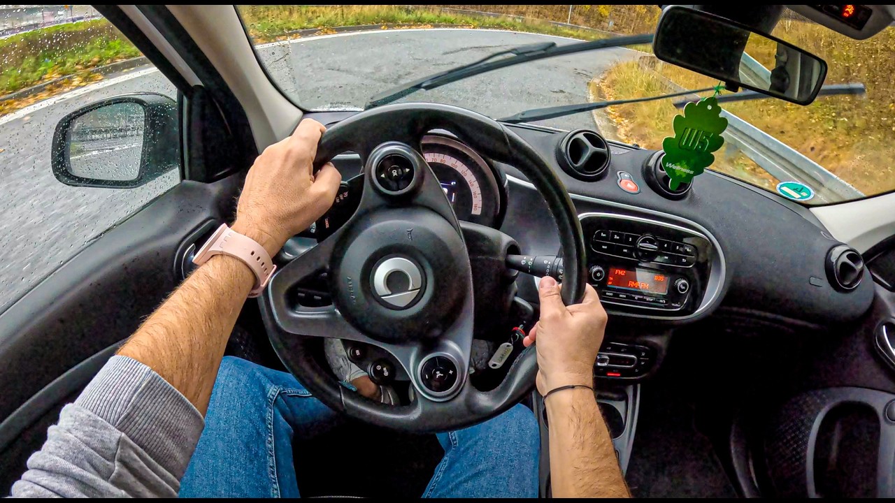 2016 Smart Forfour (1.0 71 hp) | POV Test Drive #2263 Joe Black