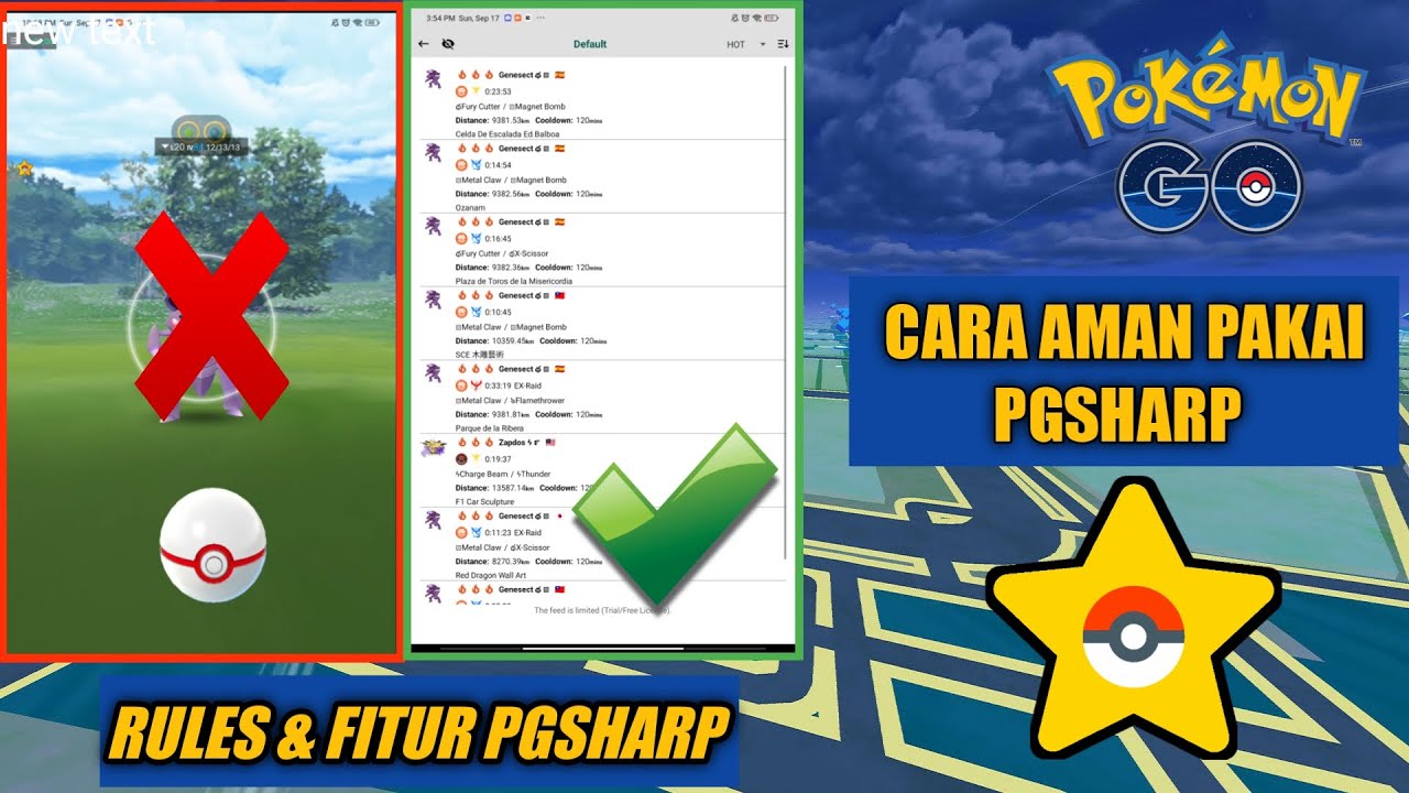 CARA AGAR TIDAK TERKENA BANNED SAAT MENGGUNAKAN PGSHARP !!