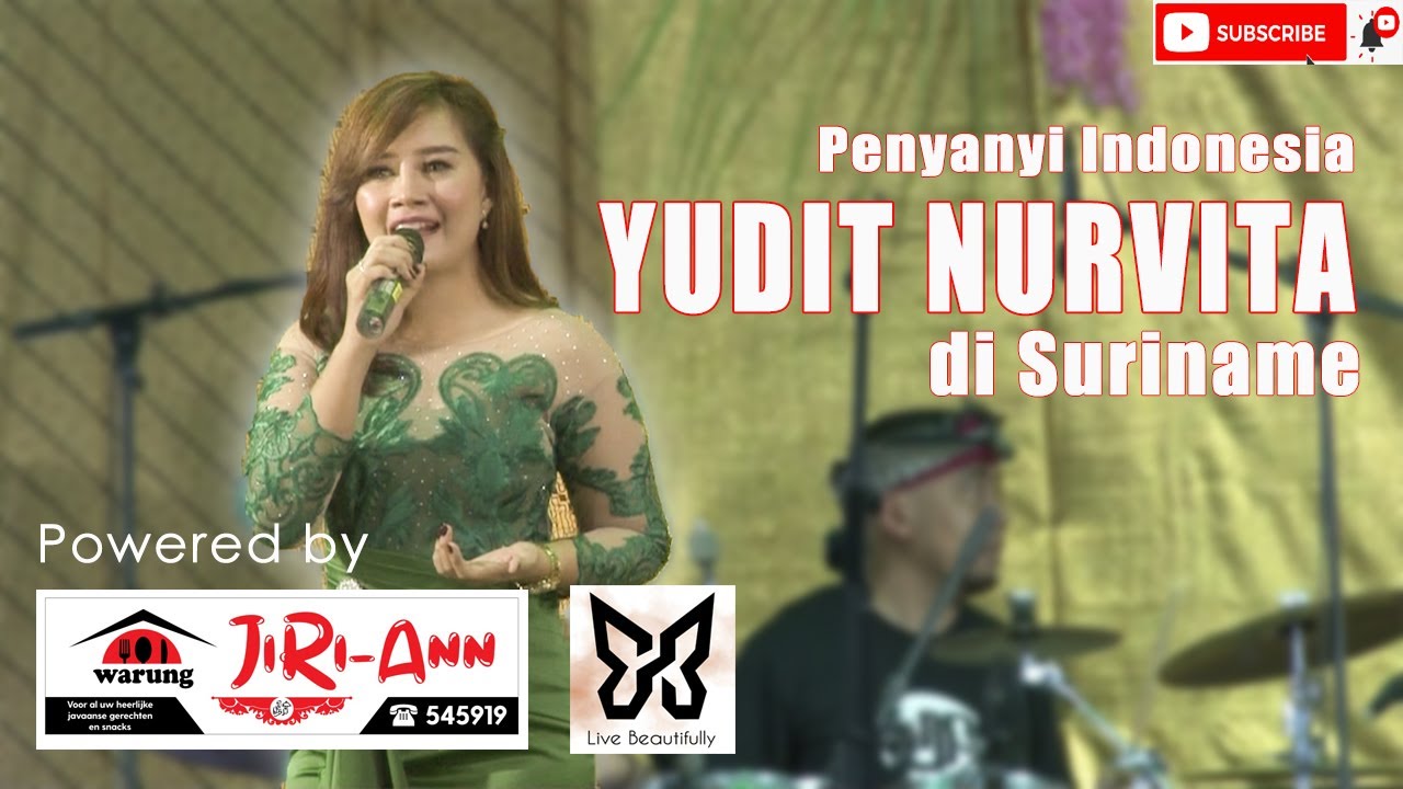 Penyanyi Indonesia cantik Yudit Nurvita di Suriname! Mantap tenan!