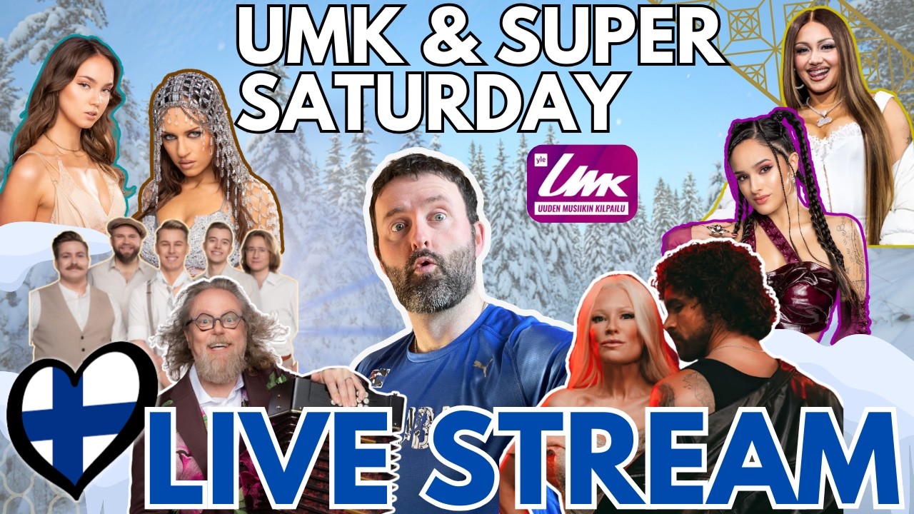🇫🇮🇩🇪🇷🇸🇳🇴 UMK Live Stream & Super Saturday | Eurovision