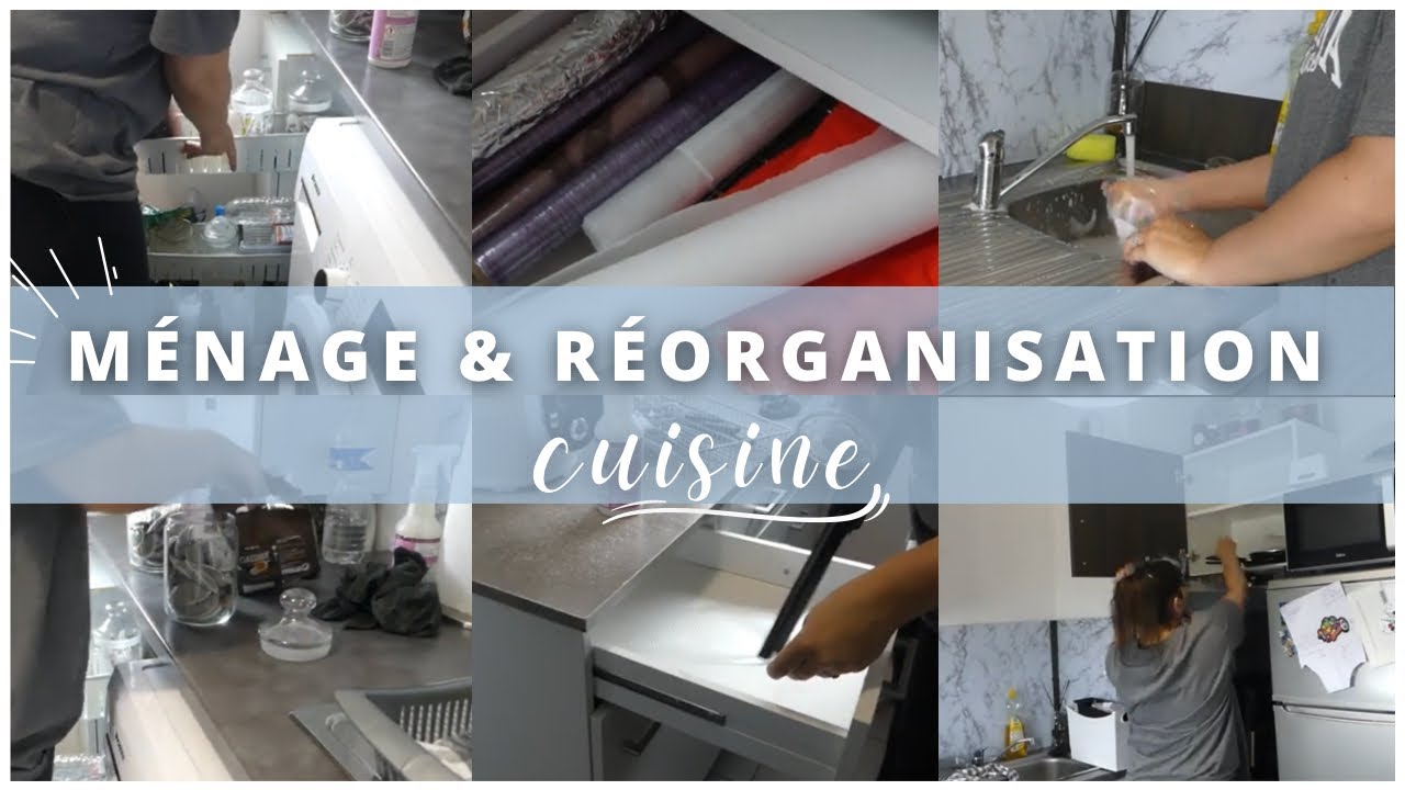 GRAND MÉNAGE & RÉORGANISATION DE LA CUISINE 🧼