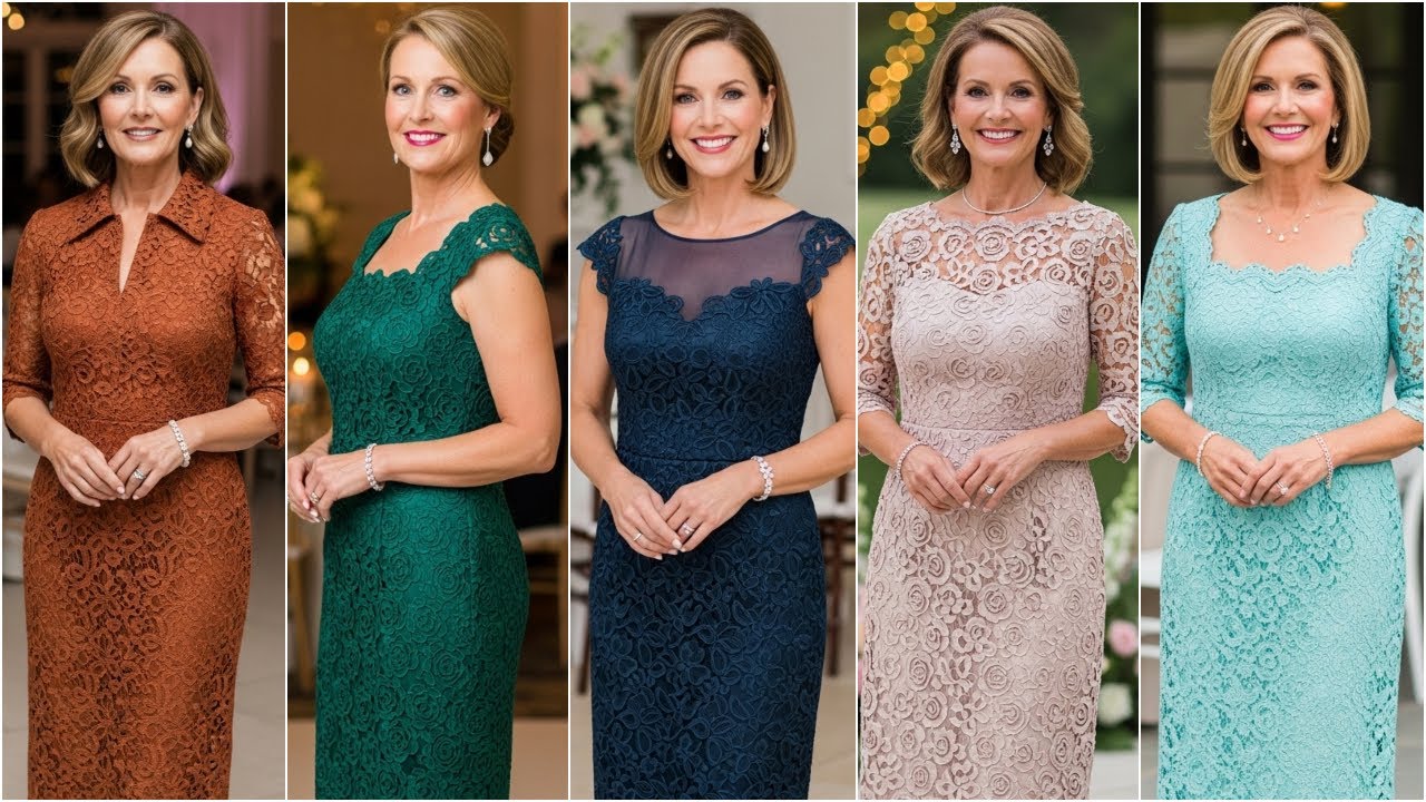 Rosette Sheath Lace Mother of the Bride Dresses 2026: Top Sophisticated Outfits for Every Mom