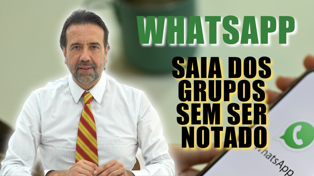 COMO SAIR DE GRUPOS DO WHATSAPP SEM QUE OS OUTROS INTEGRANTES VEJAM | NÃO CAIA NA ROUBADA