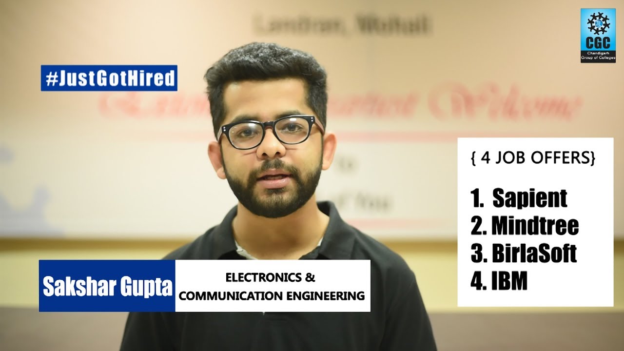 4 Placement Offers That Too From Top MNCs Because I Was In The Right College