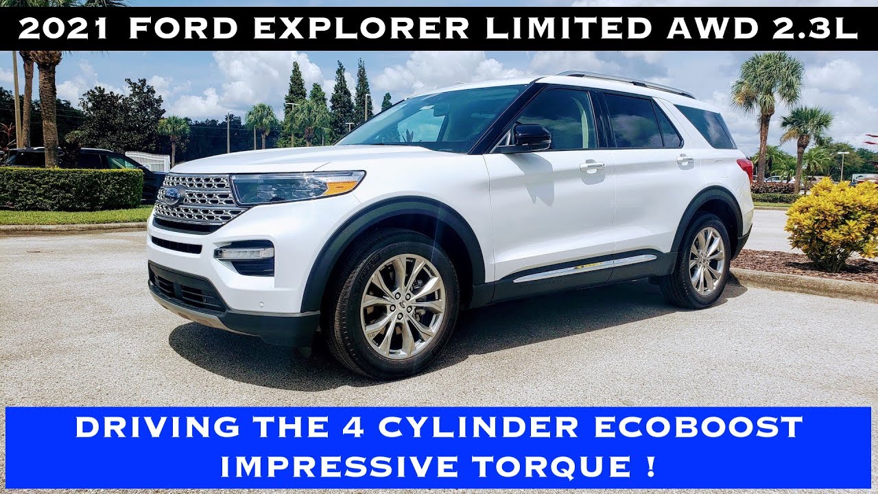 2021 Ford Explorer Limited 2.3 L AWD, Impressive 4 Cylinder Turbo!