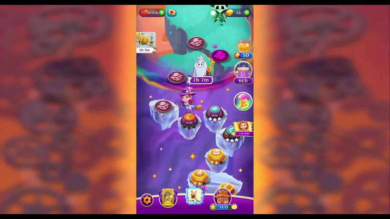 Bubble Witch 3 Saga LIVE Gaming - LEVEL 10393 - 15-3-2026