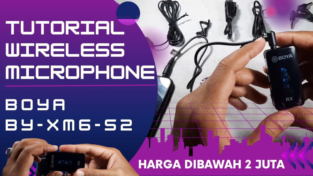 Tutorial Microphone Boya BY-XM6-S2