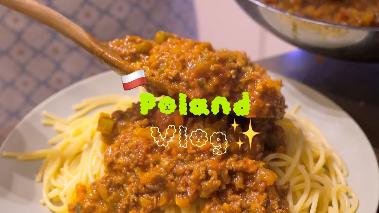 폴란드🇵🇱Vlog] 먹부림 일상👩🏻‍🍳 | 혼술 & 혼커타임 | 까르푸, 비에드론카 마트 장보기 | 라구 파스타 | 비프 부르기뇽 만들기 | 집밥메뉴 | 폴란드 브이로그 Ep.23