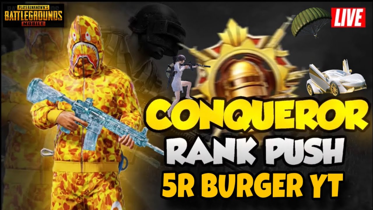 BURGER WALA YT LIVE PUBG MOBILE