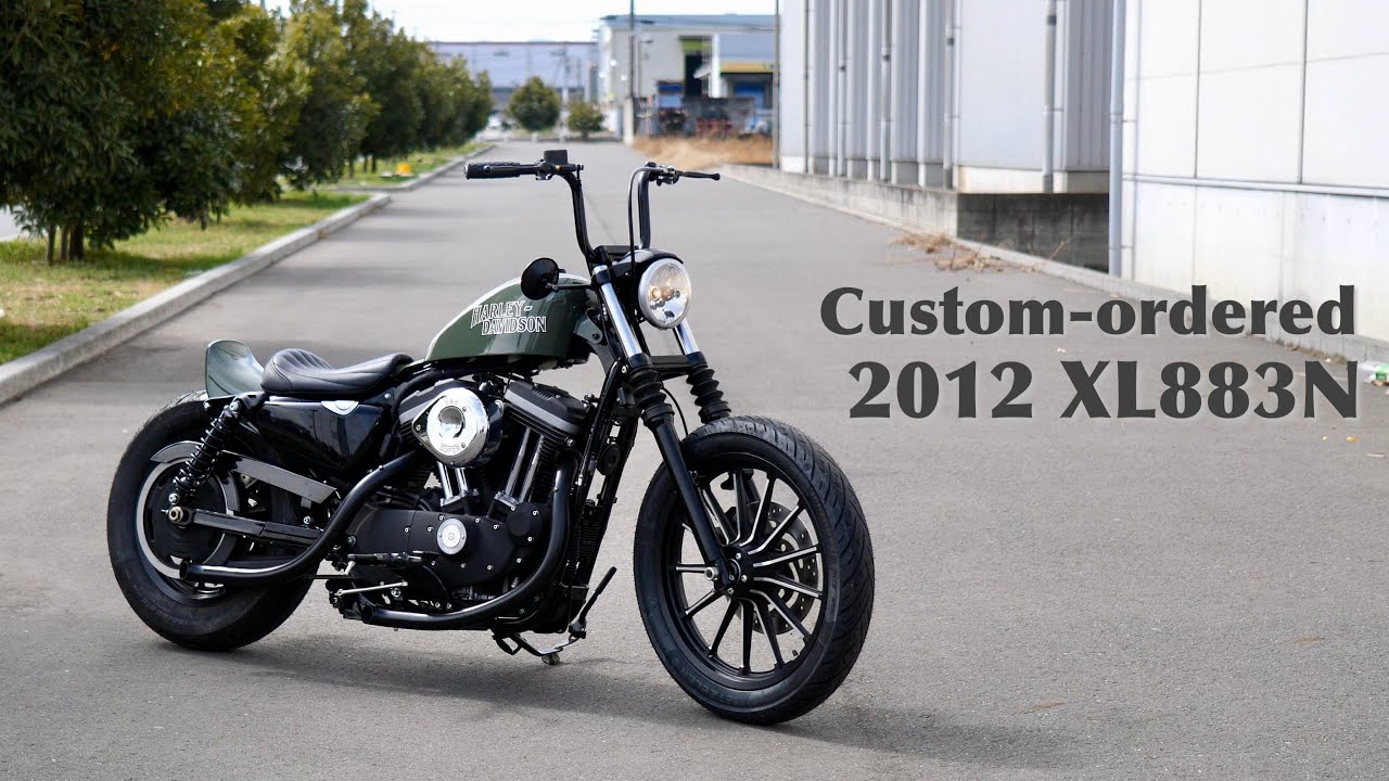【XL883N 2012年モデル】湘南にお住いのお客様よりオーダー頂いたフルカスタムスポーツスターFully Customized Sportster Ordere.