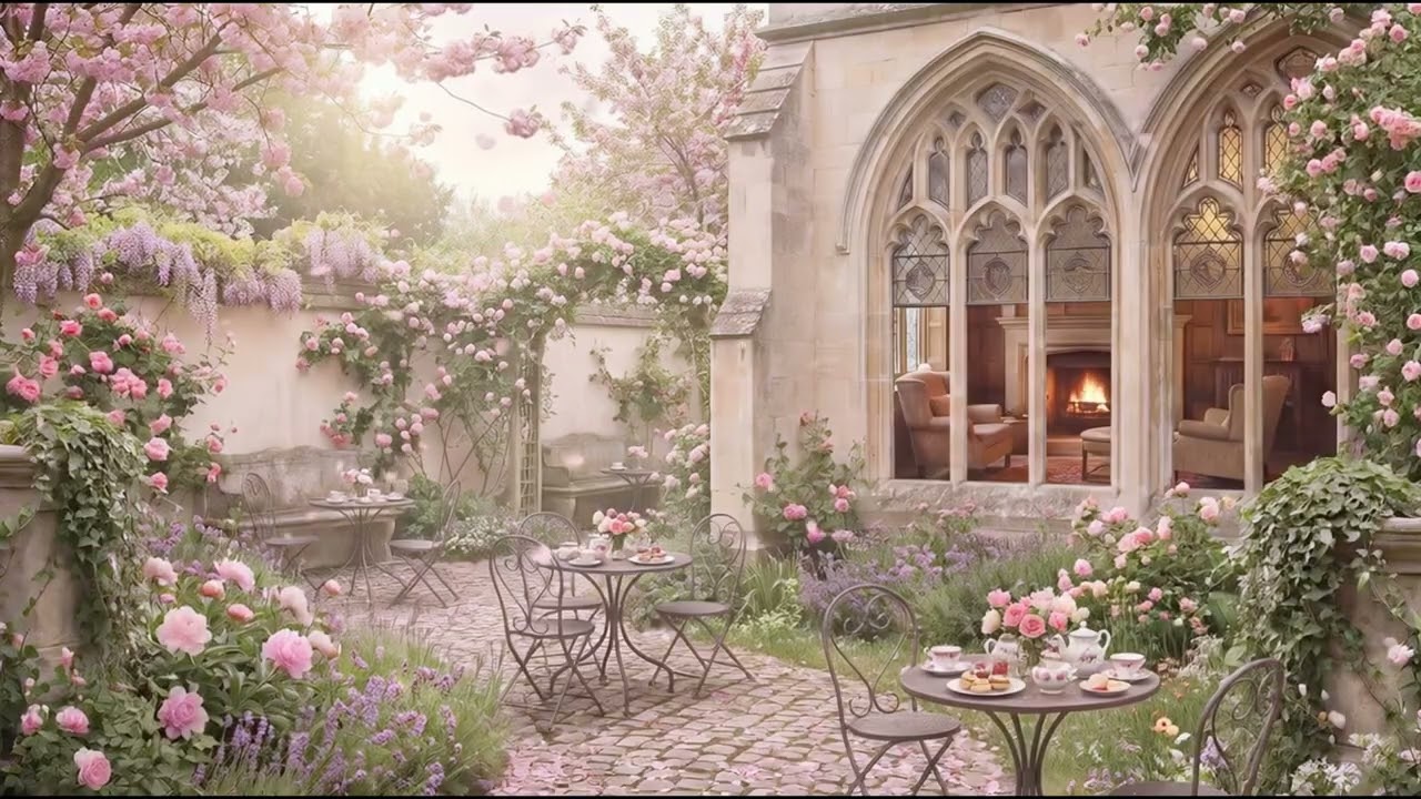𝐑𝐞𝐥𝐚𝐱𝐢𝐧𝐠 𝐏𝐢𝐚𝐧𝐨 𝐢𝐧 𝐚 𝐁𝐥𝐨𝐨𝐦𝐢𝐧𝐠 𝐒𝐩𝐫𝐢𝐧𝐠 𝐆𝐚𝐫𝐝𝐞𝐧🎹🌷