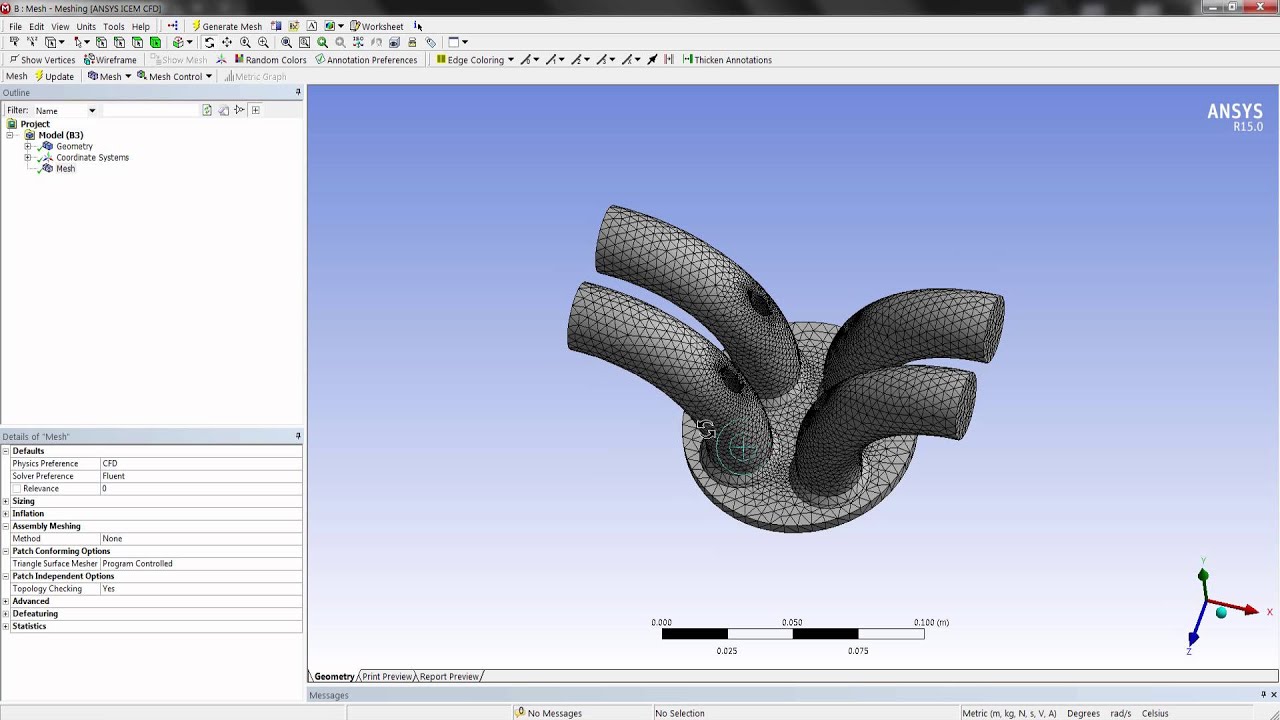 ANSYS Forte Meshing Demo