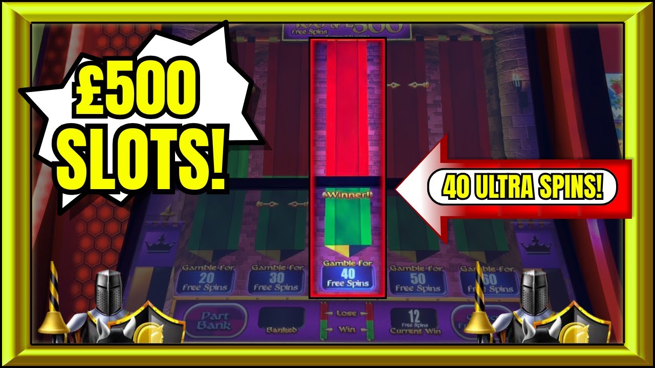 40 ULTRA FREESPINS & BIG £500 SLOT SESSION!
