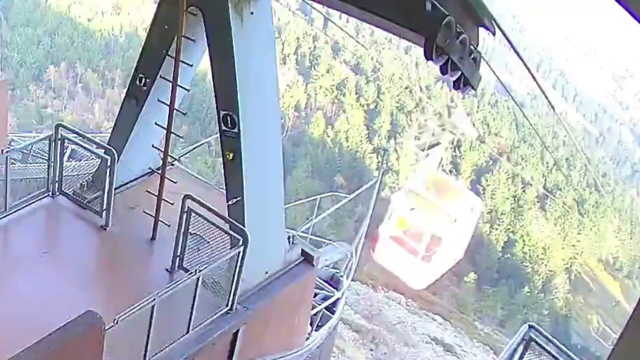 Je&scaron;těd cable car crash &ndash; zoomed in