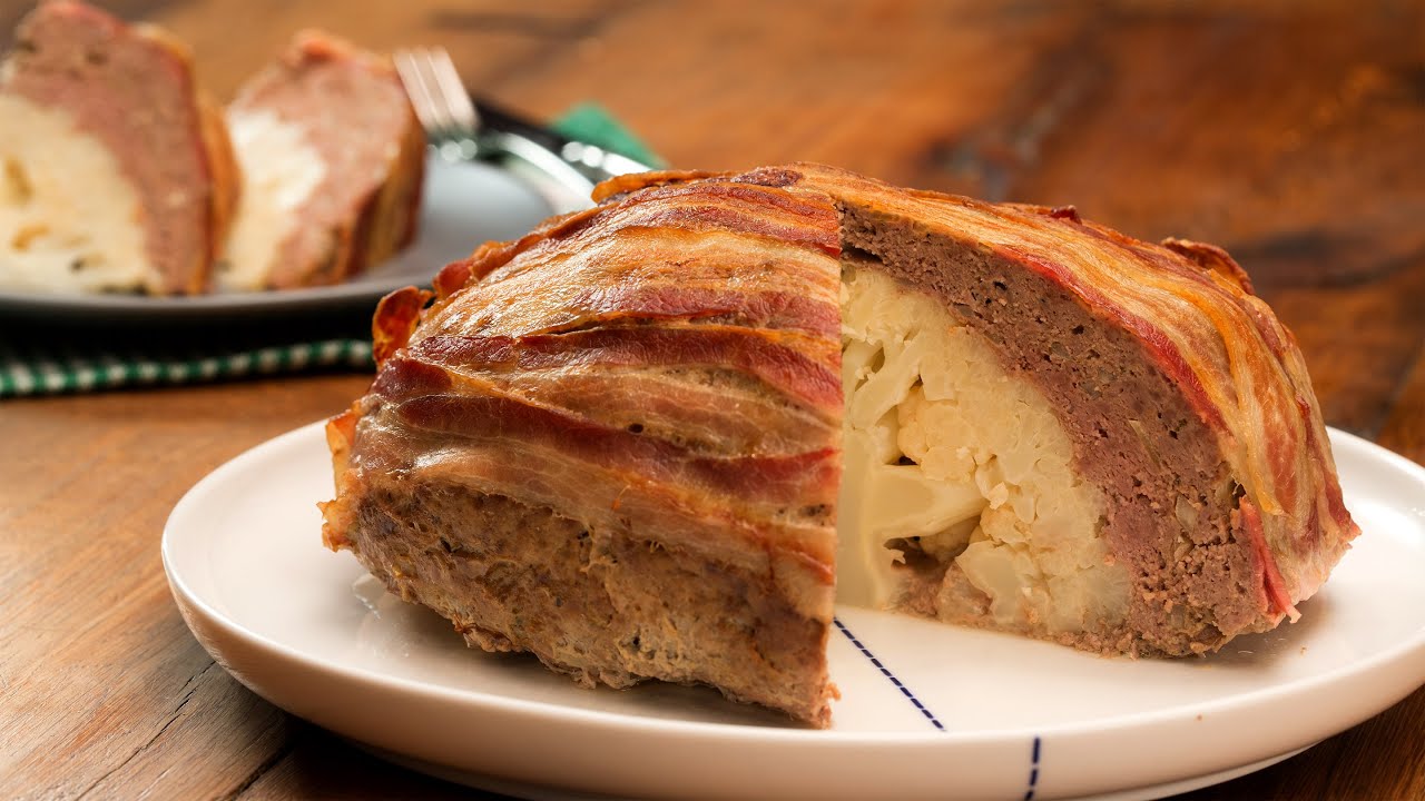 Low-Carb Blumenkohl-Bombe - Außen knusprig; Innen saftig #chefkoch