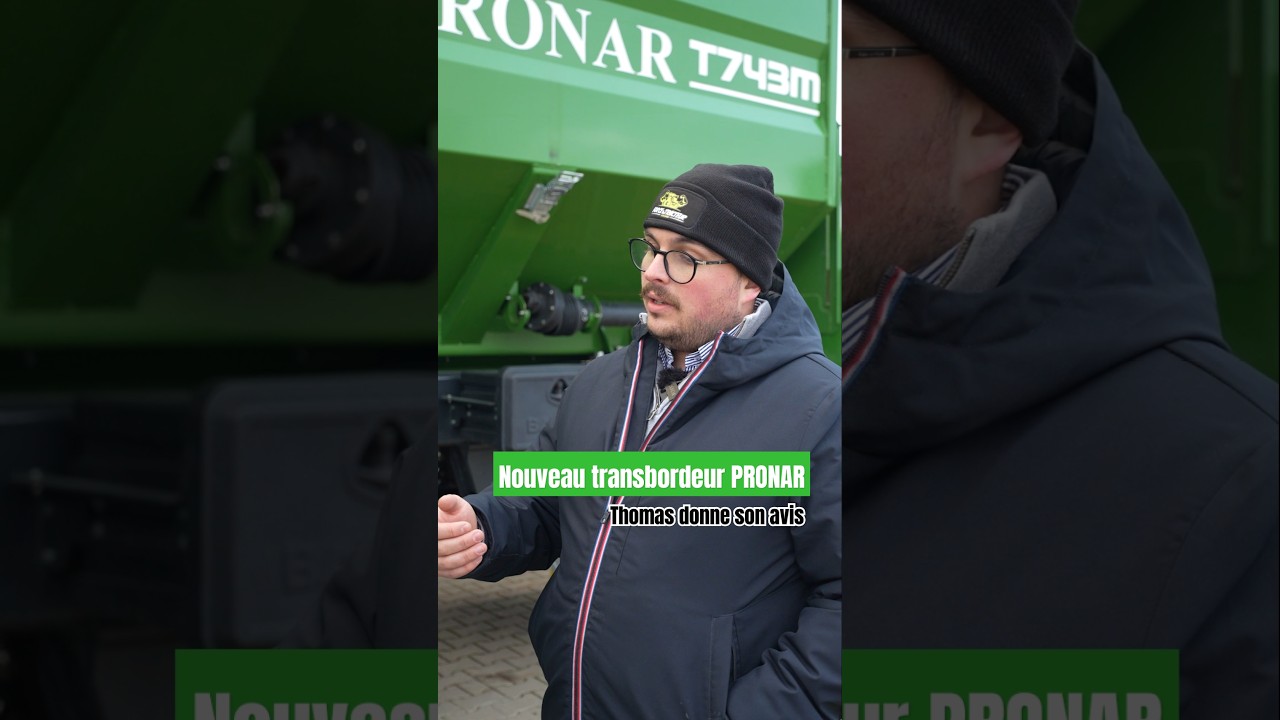 Thomas @etacouturier9514 donne ses premi&egrave;res impressions sur le nouveau transbordeur PRONAR
