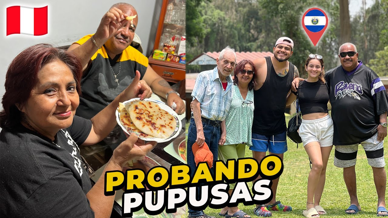 MIS PADRES PRUEBAN PUPUSAS por PRIMERA VEZ 🇸🇻😍 @Camila Díaz