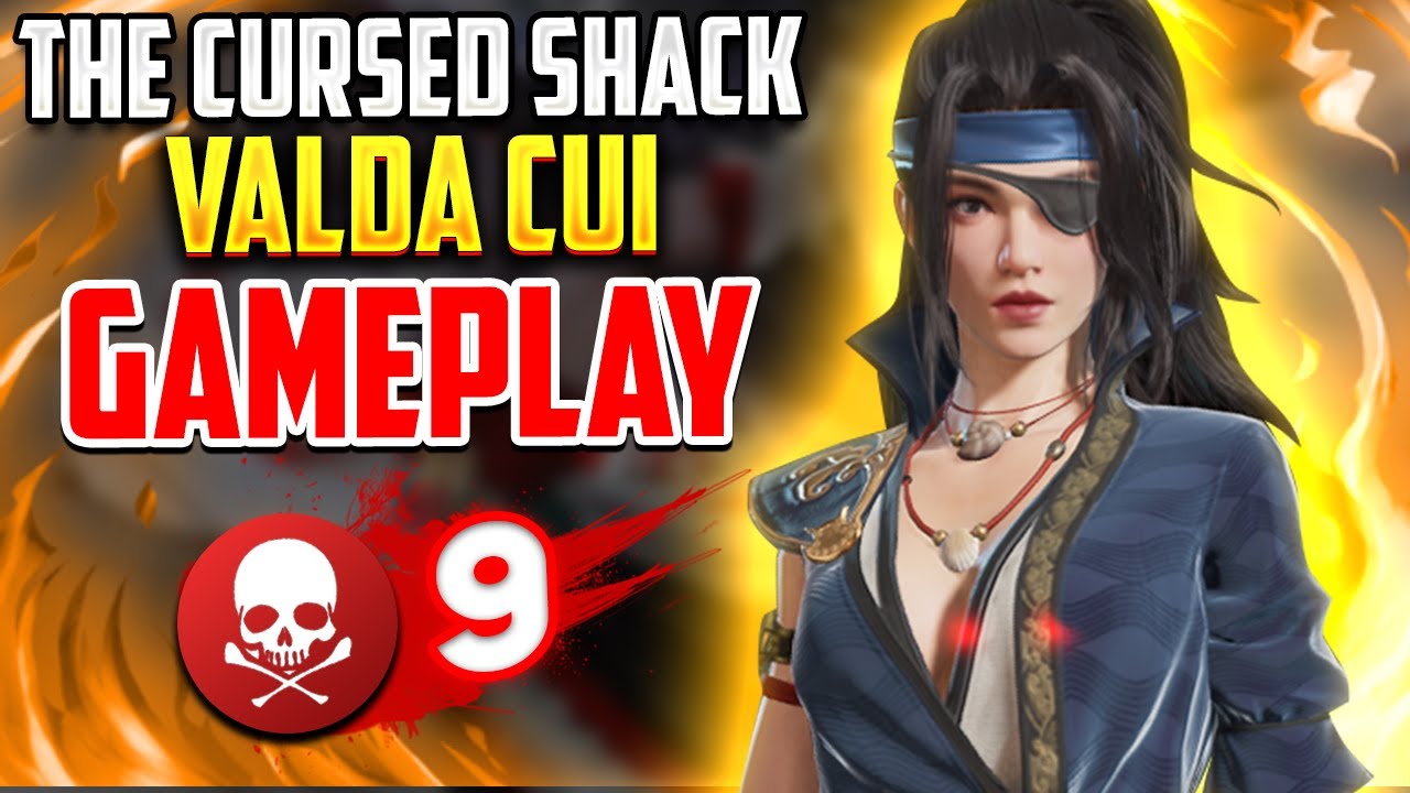 THE CURSED SHACK | Naraka Bladepoint Gameplay Valda Cui NEW HERO Ranked 9 Kills
