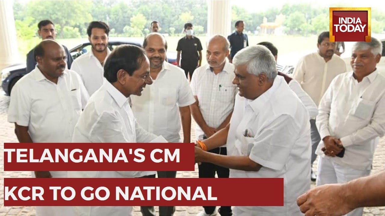 KCR To Announce Launch Of National Party, Holds Key Meet At Telangana Bhavan