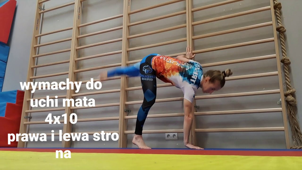 Trening technika specjalistyczna judo na gumach