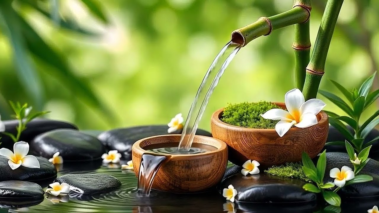 Relax with 12 Hour Sleep Sounds from Bamboo Water Fountain