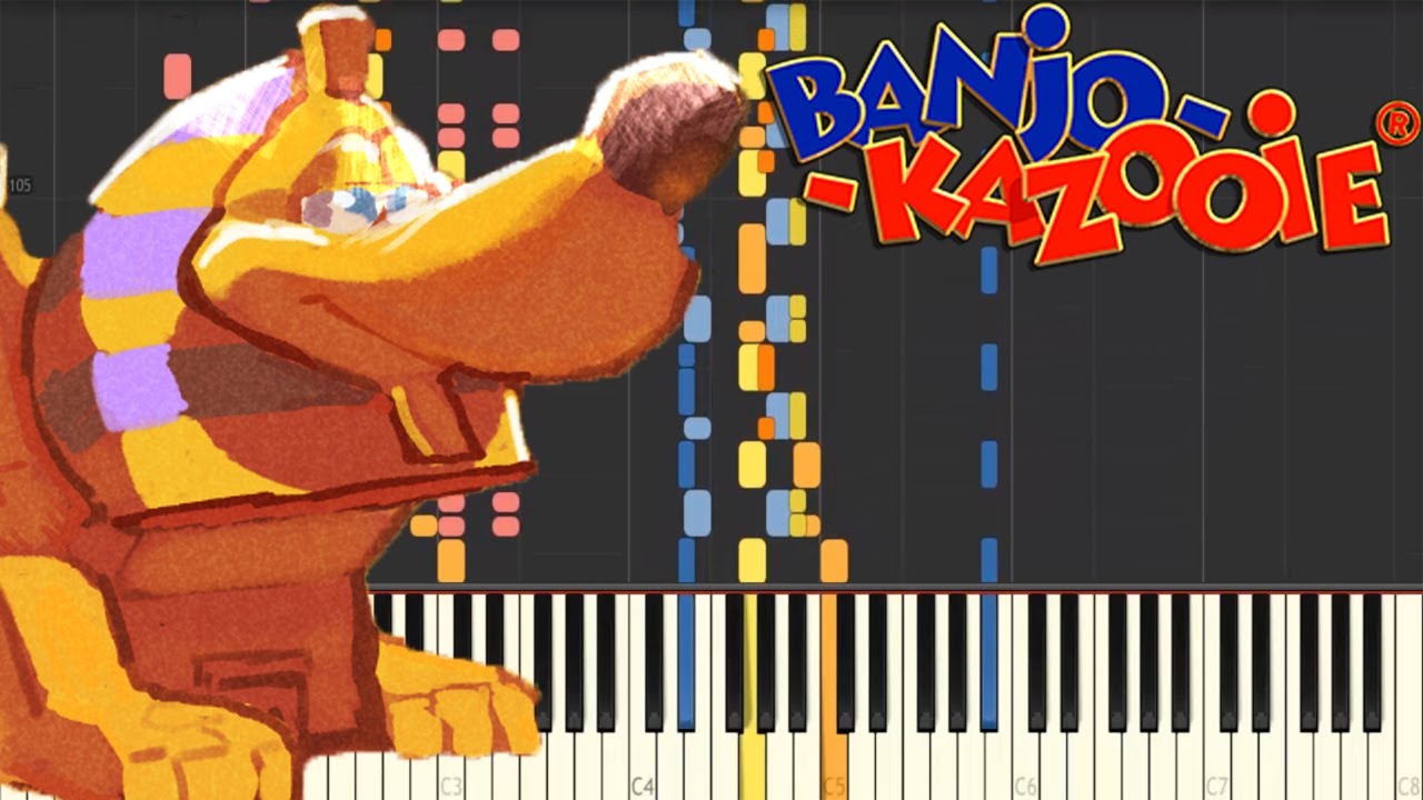 Gobi's Valley - Banjo-Kazooie (Synthesia)