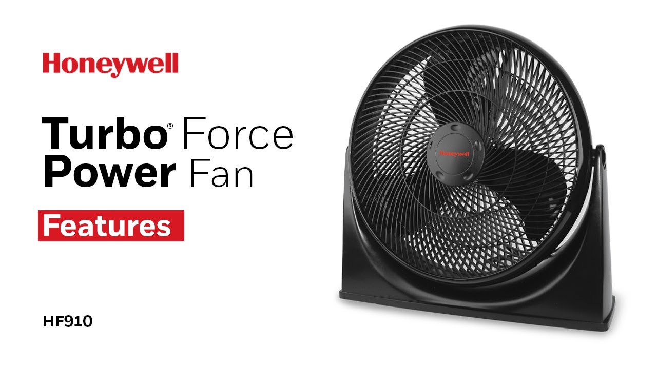 Honeywell Turbo Force® Floor Fan HF910 - Product Features