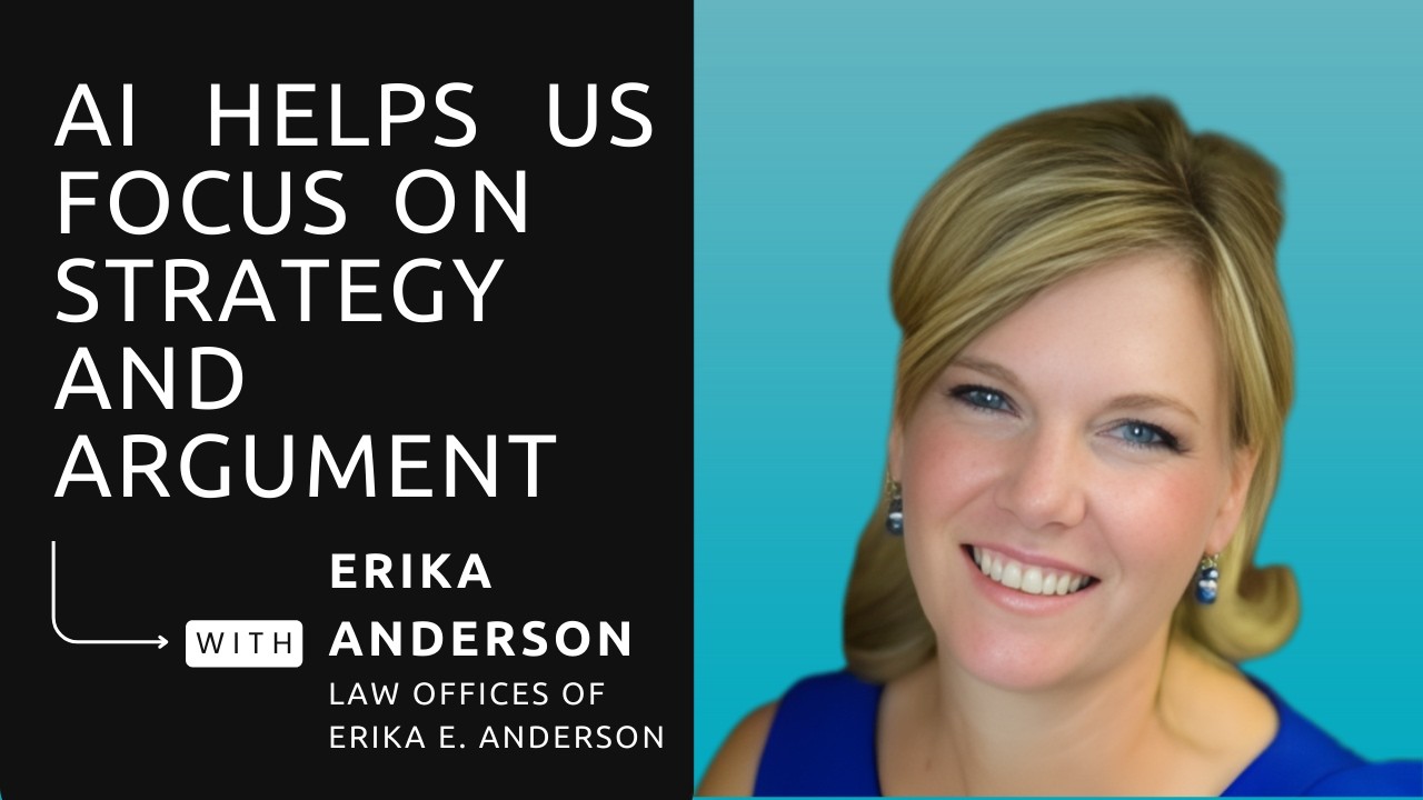 ⚖️ Serving Clients Better with AI: Erika Anderson on the Future of Modern Law Firms