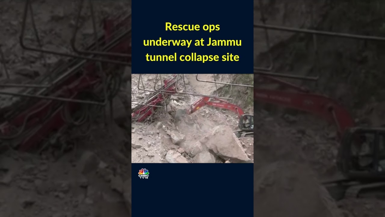 #SHORTS | Rescue ops underway at Jammu tunnel collapse site