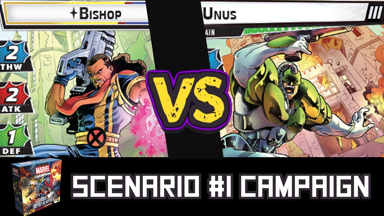 EXPERT CAMPAIGN Scenario 1 | Bishop Vs. Unus | Age of Apocalypse