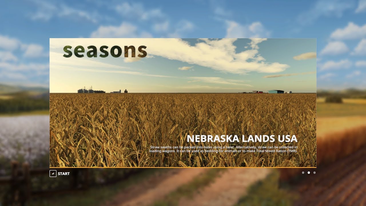 FS19 Map First Look - NEBRASKA LANDS USA 4X