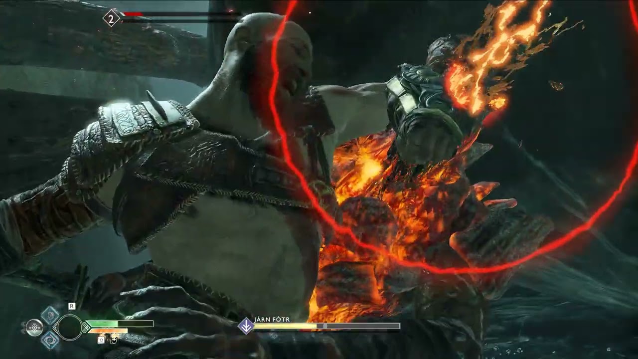 Destruction Of Frost Giant In God Of War Game #gamingvideos #pcgaming