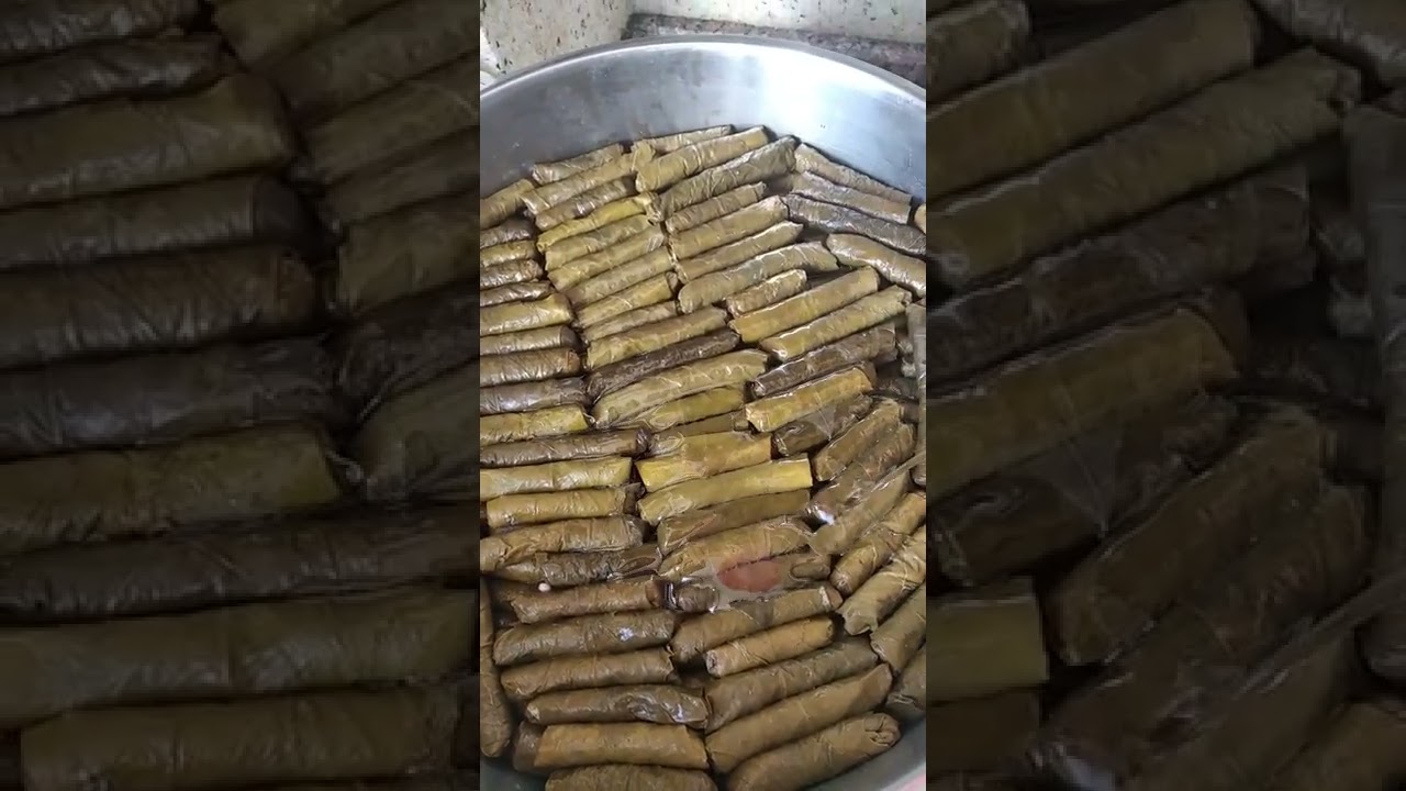 yaprak sarma nasıl pişirilir bir kiloda kac adet sarma var açıklamada #keşfet #video #vlog