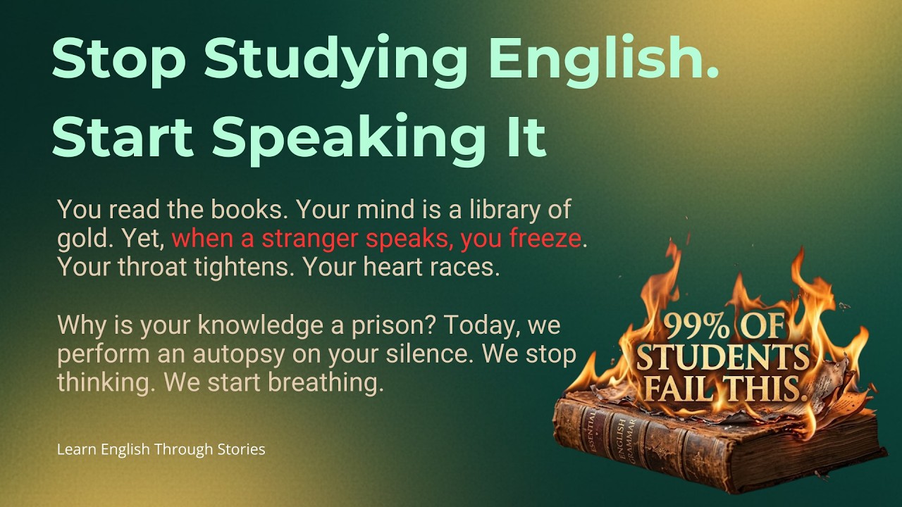 How to Stop Freezing and Start Speaking English | Learn English Through Story