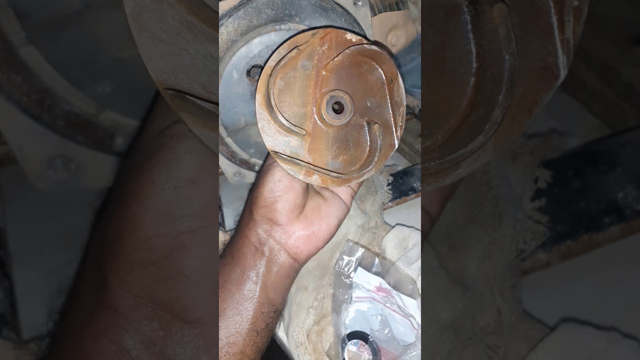 trocando o selo mecânico da motobomba