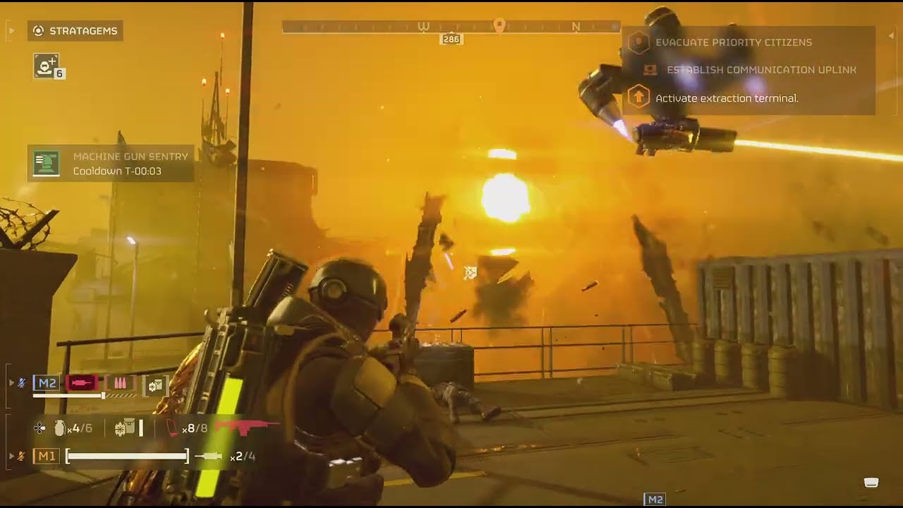 HELLDIVERS 2 - Running for our life - StupidSmashFriends