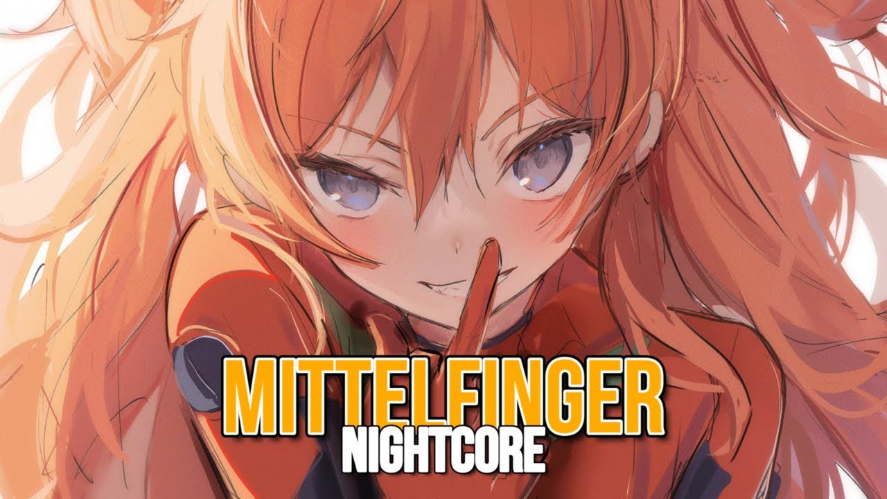 Nightcore - Mittelfinger  (Lyrics)