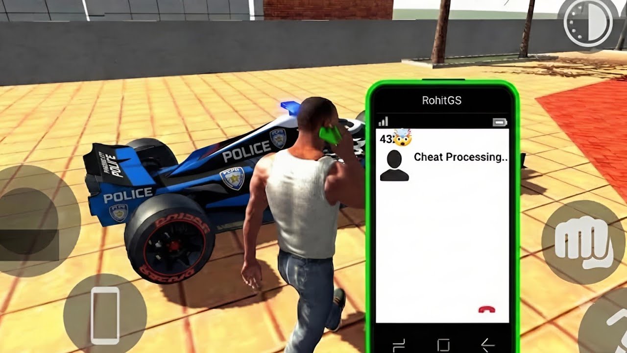 New Police F1 Car Cheat Code Add In Indian Bike Driving 3D