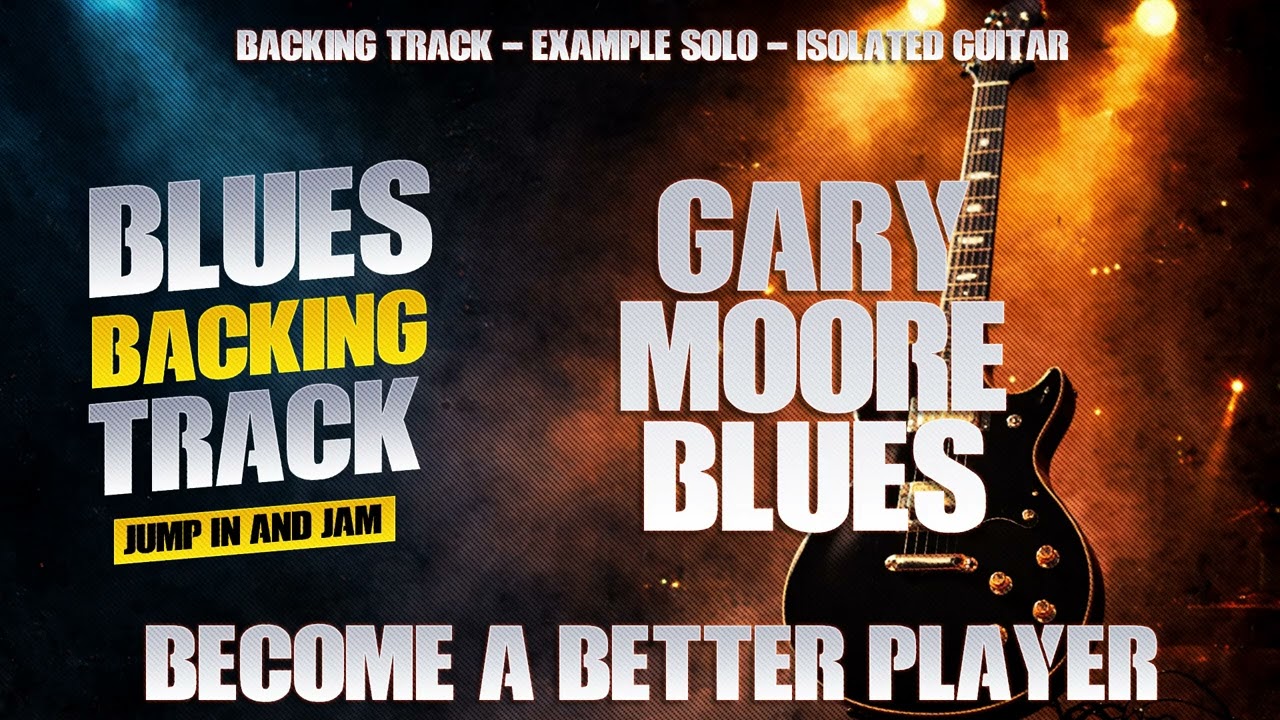 Emotional Blues Ballad Backing Track 🎸 Gary Moore Style | Slow Guitar Jam Track