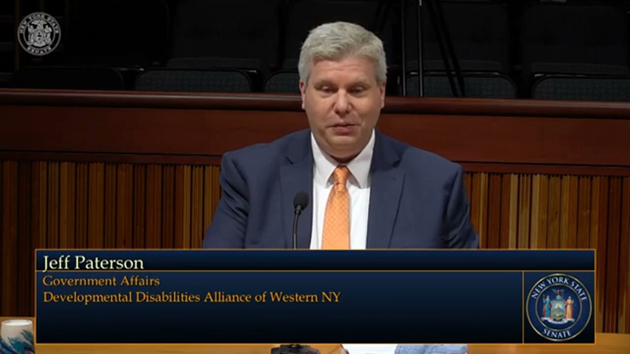DDAWNY Testimony at NYS Senate Hearing on IDD Workforce Crisis