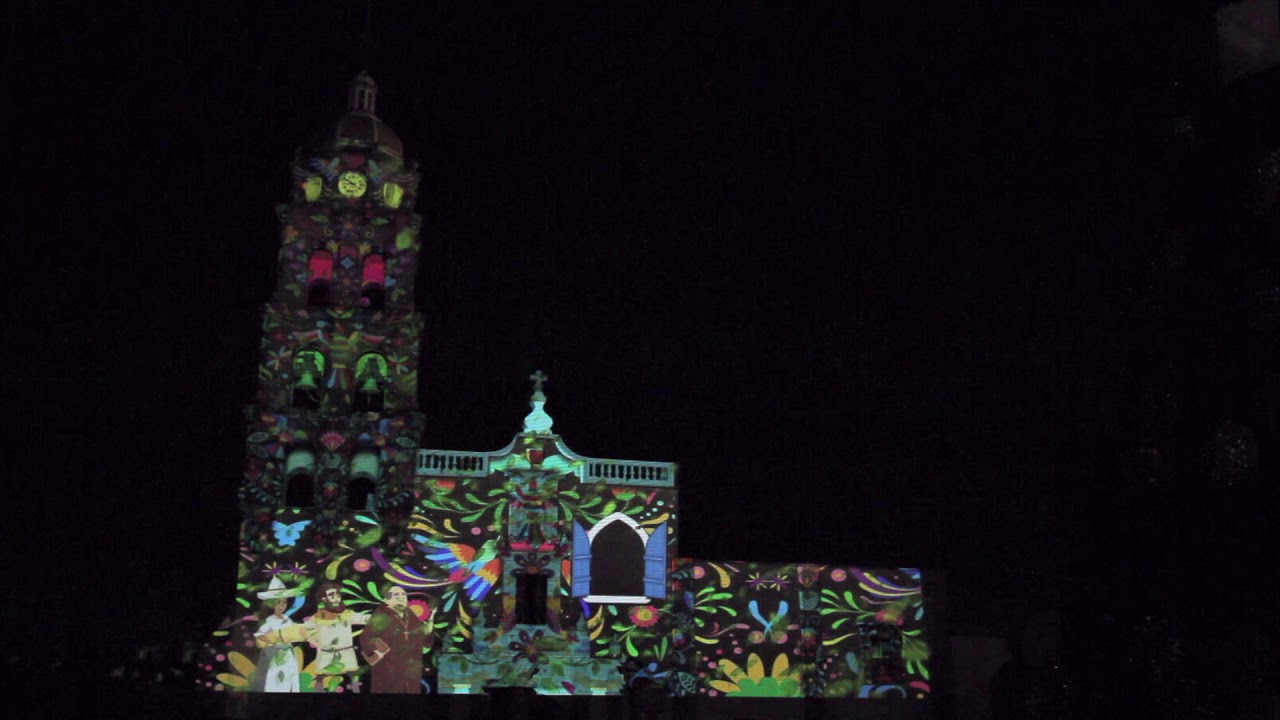 Mapping del aniversario de la fundación de Comonfort, Gto.