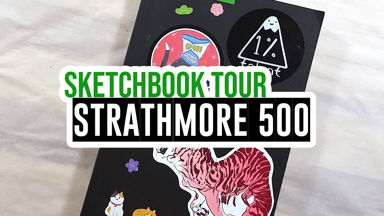 Sketchbook tour - Strathmore 500 Mixed Media review 📚