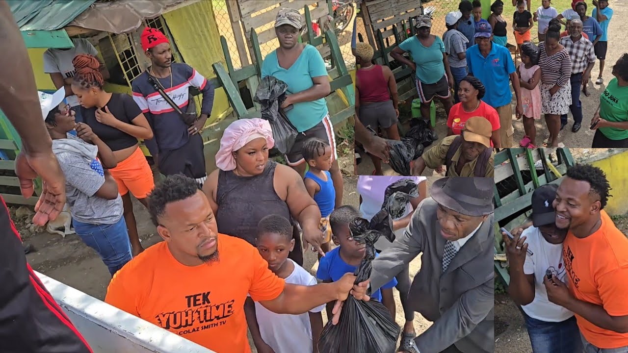 We went to limeall to give away the packages to the people.@Yourgirl_tt @Adventure-worldtv